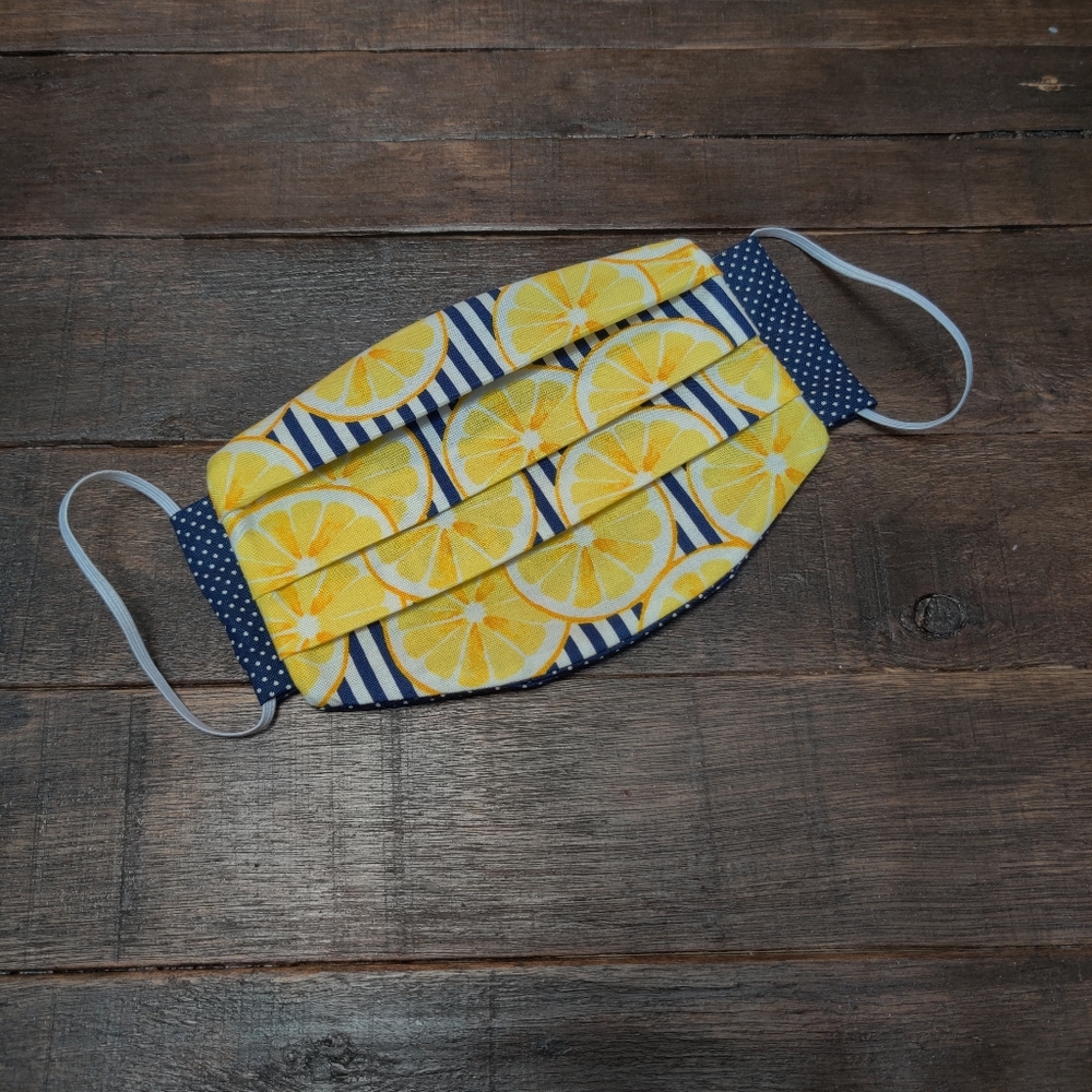 LAST ONE! Handmade reusable lemon face mask